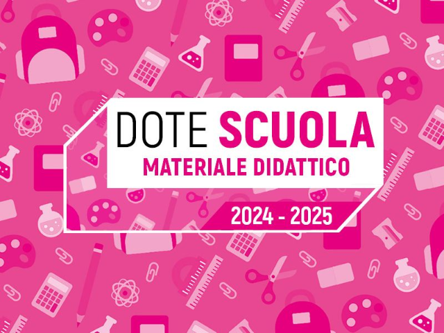 Dote Scuola Regione Lombardia 2024-2025